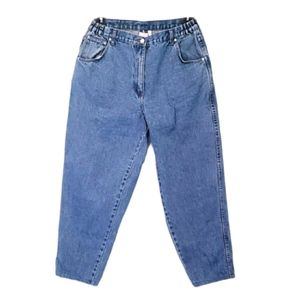 Vintage high waisted Relaxed fit blue jeans